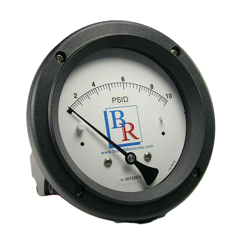 Blue Ribbon Pressure Gauge