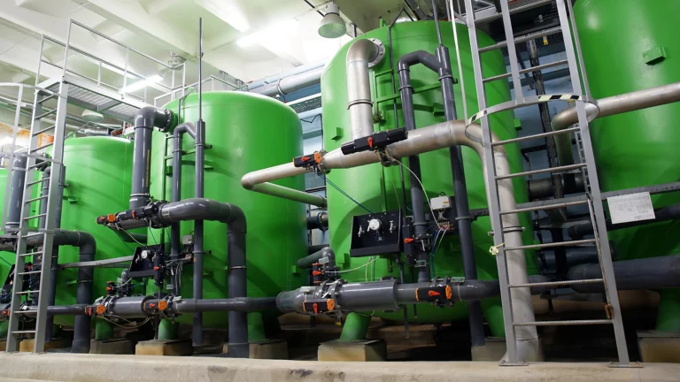 Industrial water treatment equipment automation