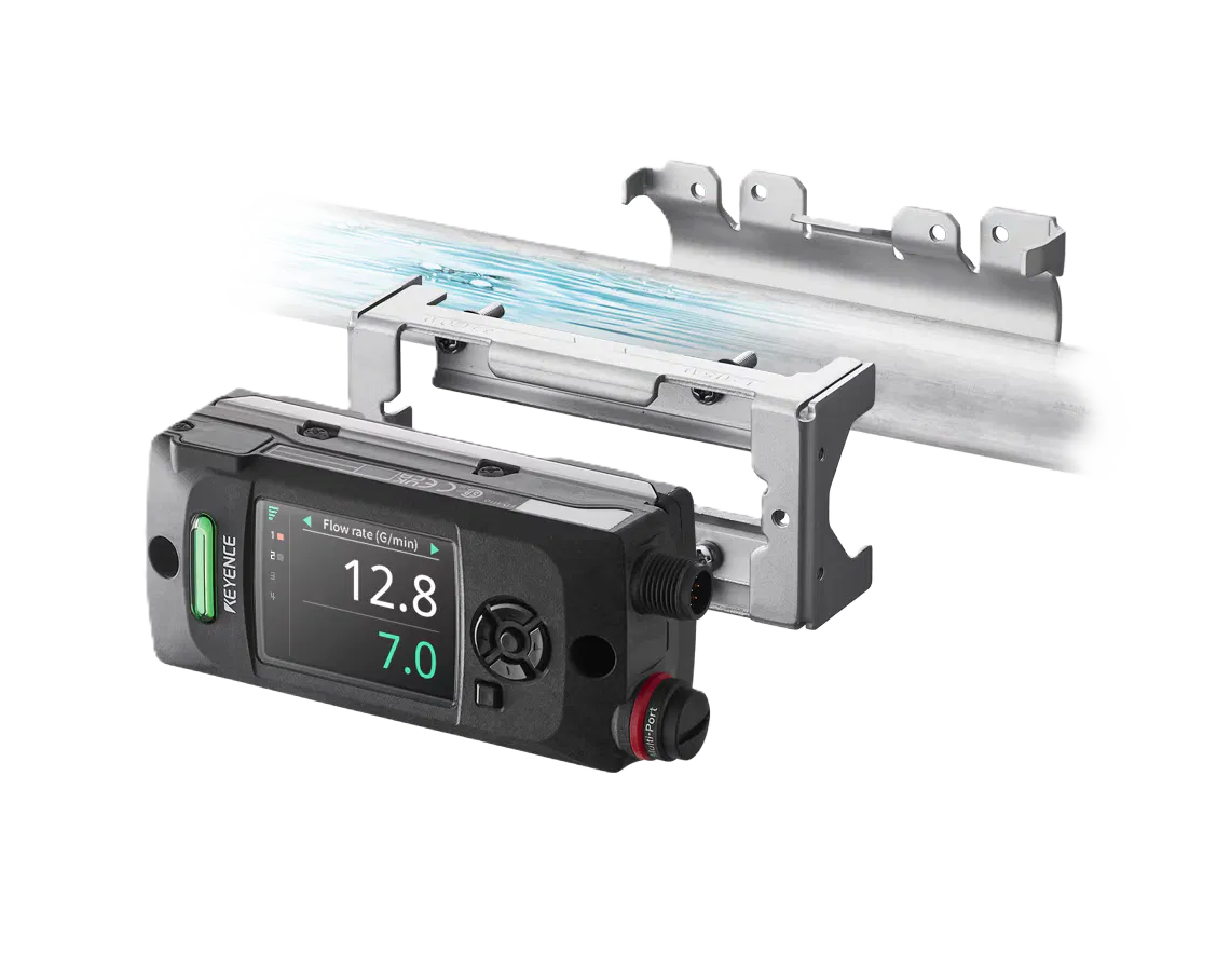Keyence Clamp-On Flow Sensor Installation