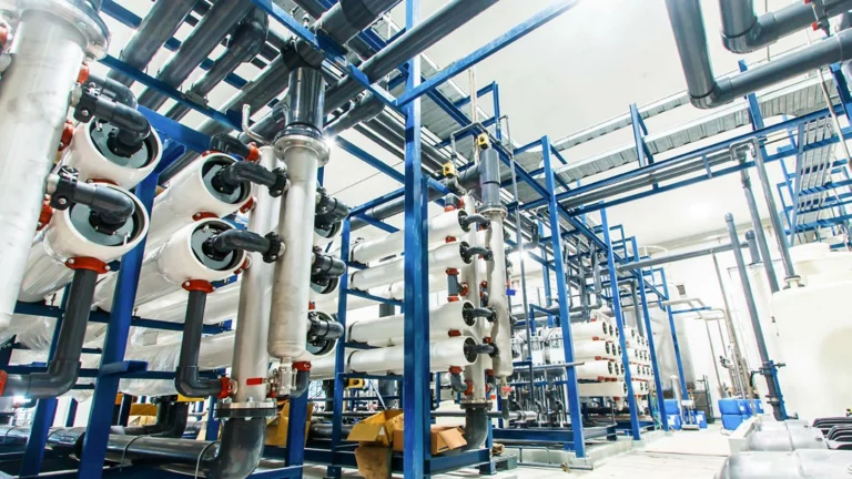Industrial water treatment and RO automation system