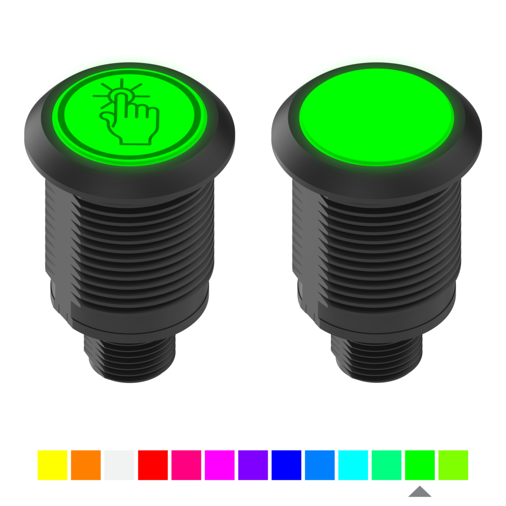 Banner S22 programmable touch button and indicator