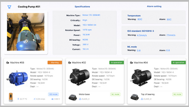 TDK SensEI Dashboard