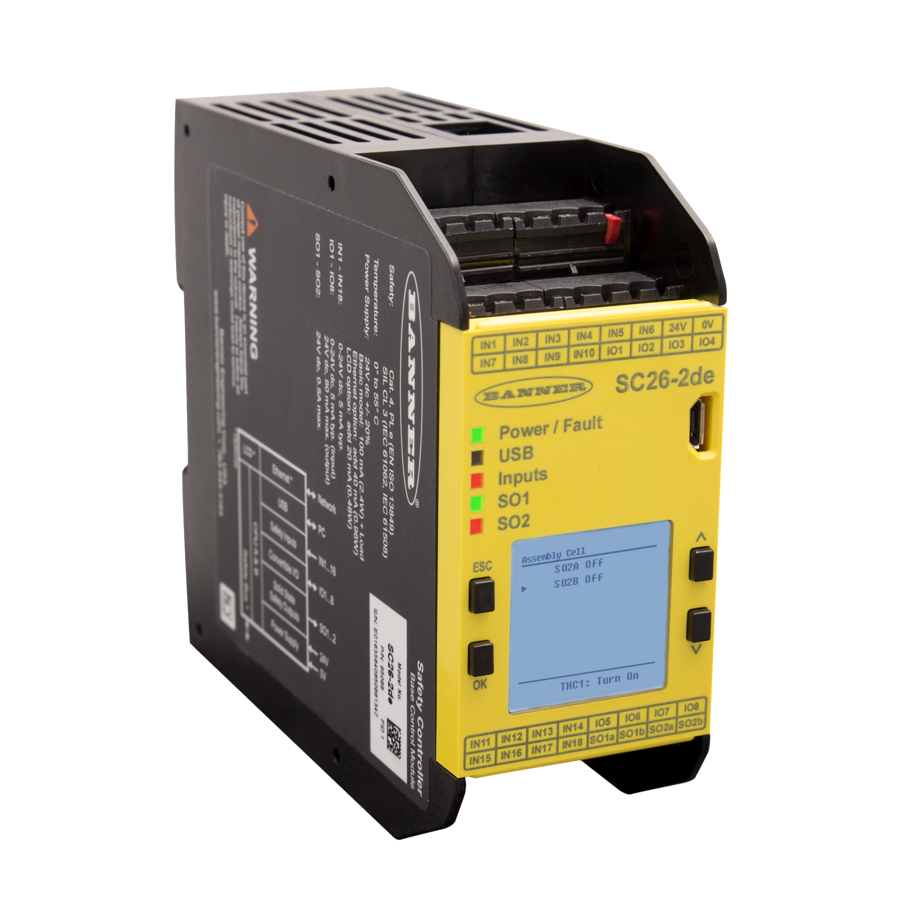 Banner Engineering SC26 safety controller