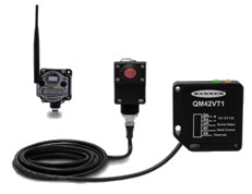Banner vibration and temperature monitoring sensor