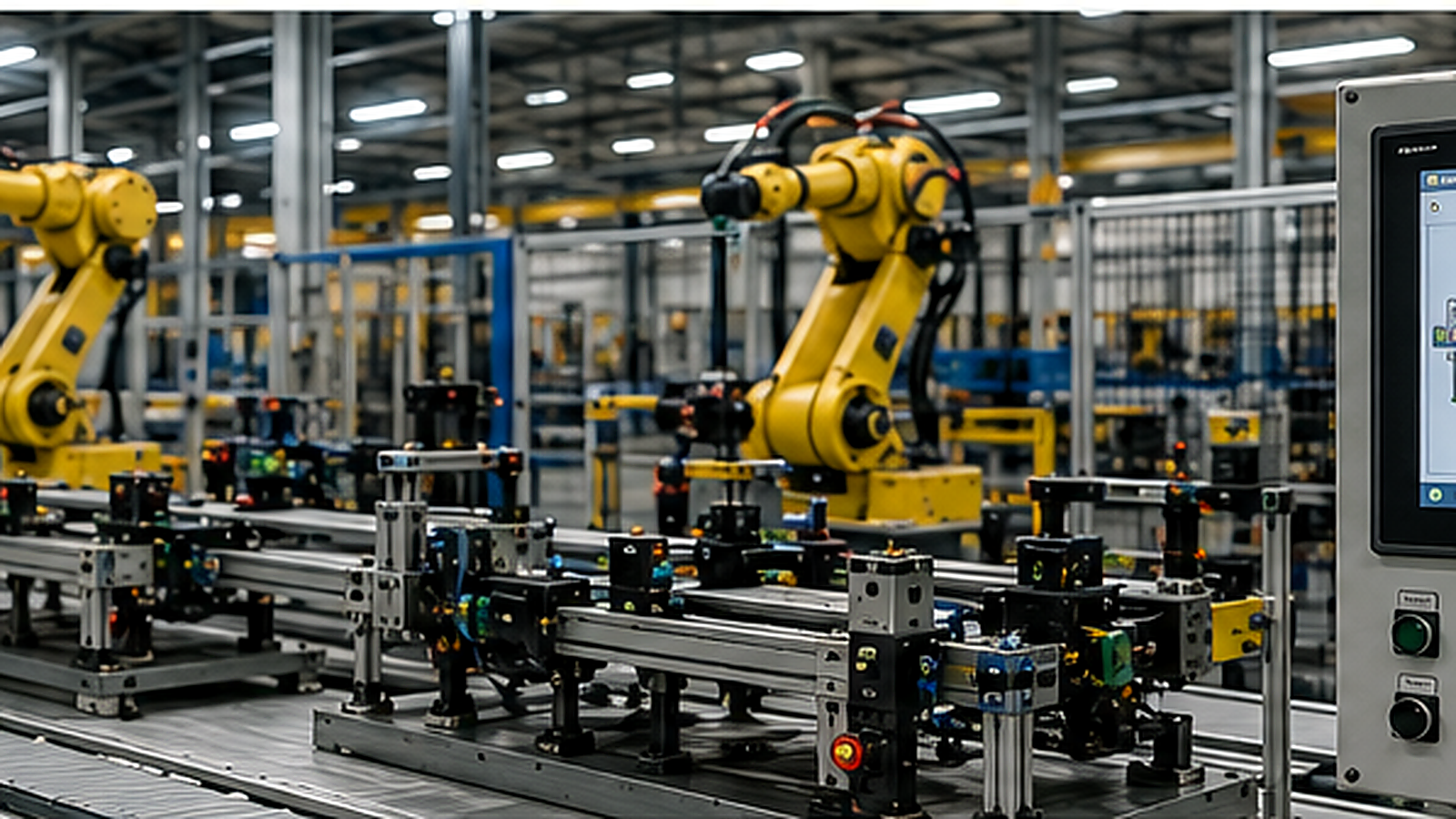 Manufacturing production-line PLC and SCADA overview