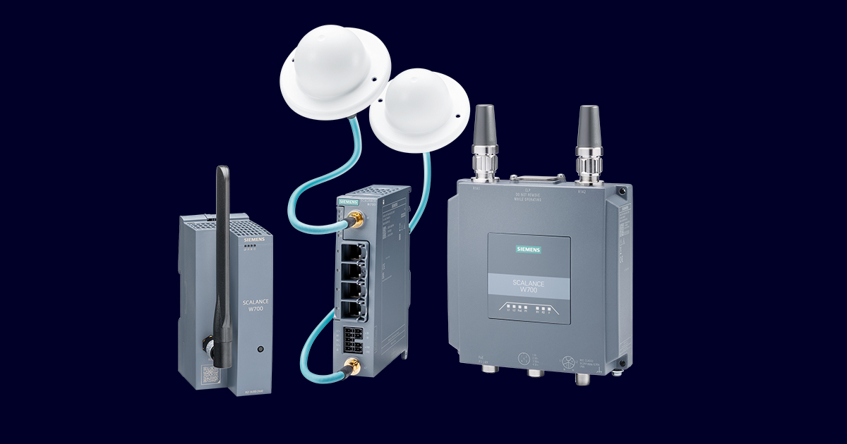 Siemens SCALANCE W Wi-Fi 6 access points and client modules